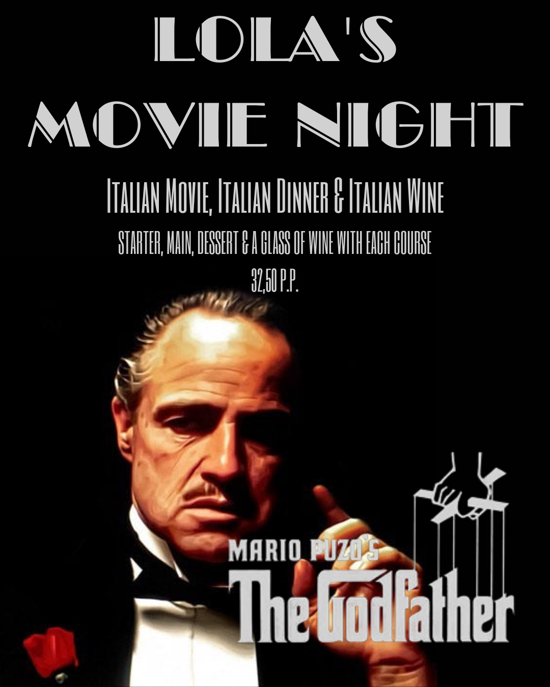 LOLA'S MOVIE NIGHT: EEN ITALIAANSE BELEVING BIJ LOLA'S RESTAURANT