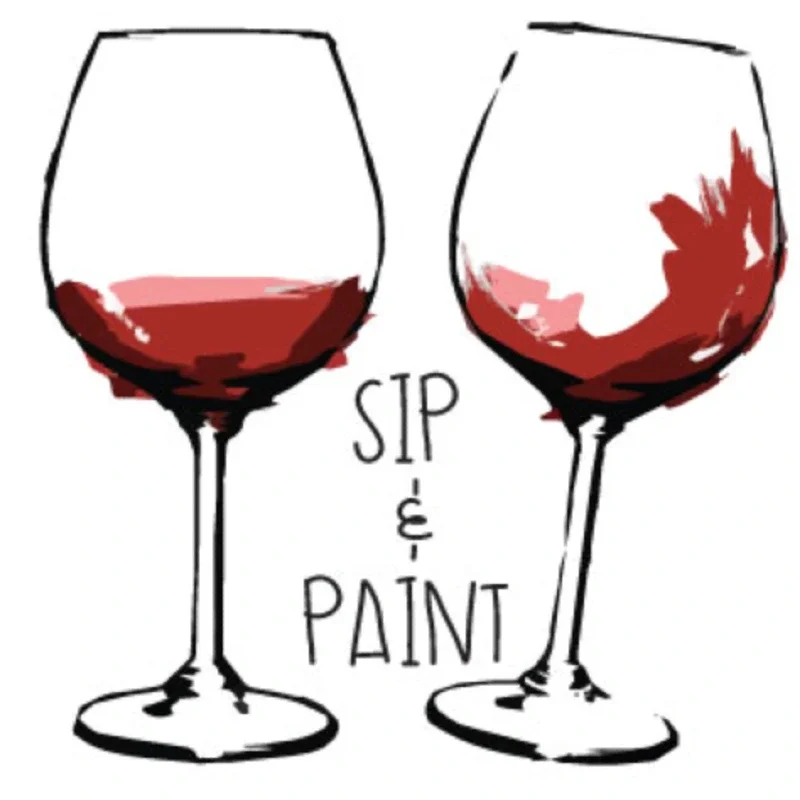 Sip & Paint + Wine Tasting 🎨🍷