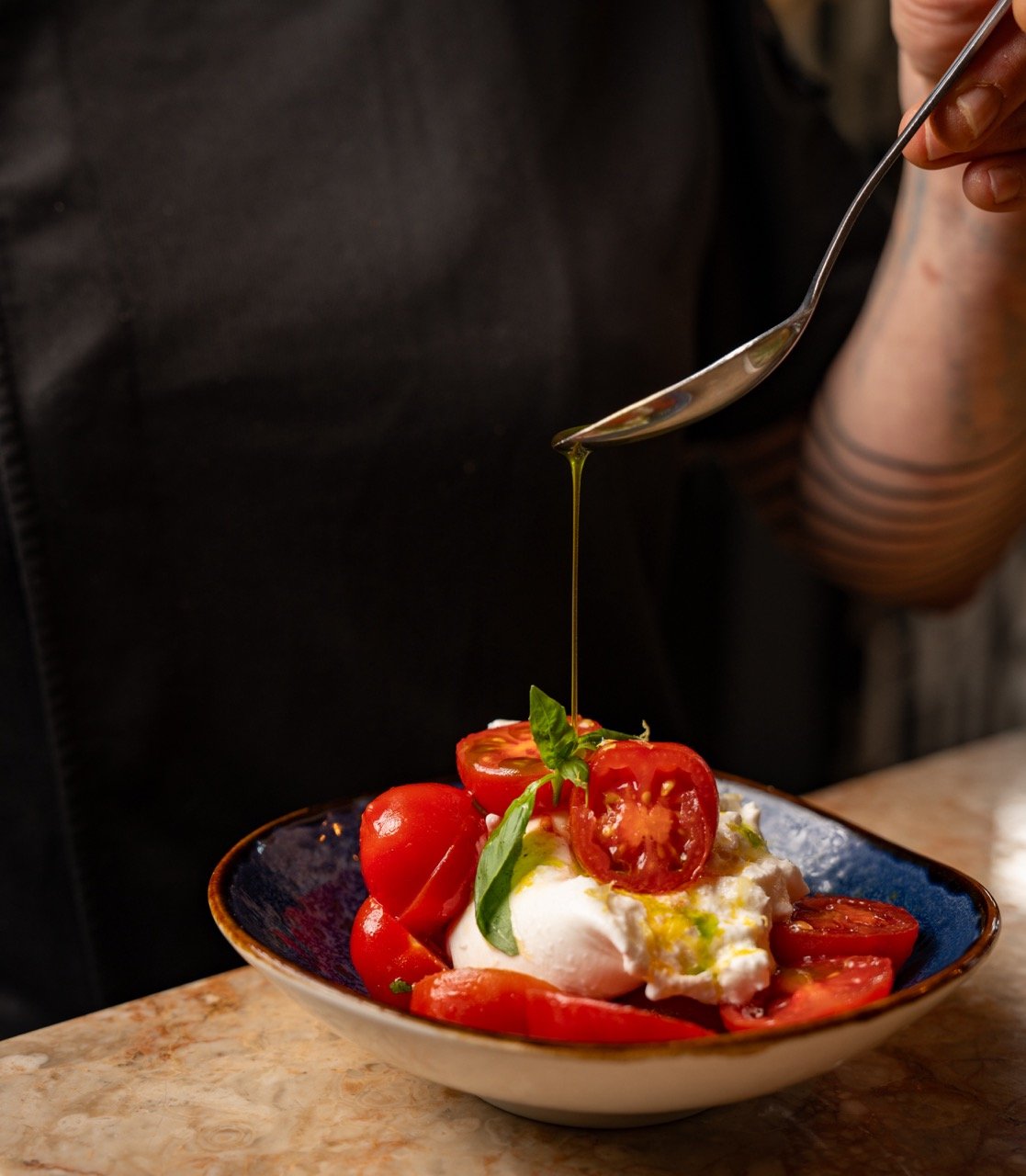 Burrata bij Lola’s